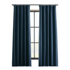 Solid Thermal Insulated Blackout Curtains for Bedroom 50 X 96 Signature Linen...