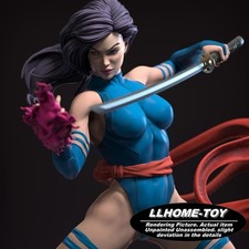 Psylocke 1/6 30CM 3D Print Model Kit Unpainted Unassembled GK statue figure