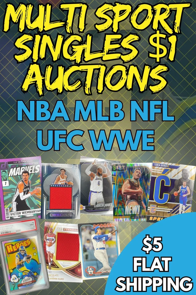 🇦🇺 HUGE MULTI SPORT SINGLES SHOW 🇦🇺 $1 AUCTIONS 🇦🇺