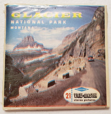 Sawyer's View-Master Glacier National Park Montana 3 Reels Packet Complete
