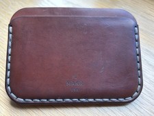 MAKR Round Wallet - Horween Shell Cordovan - 3 Pocket Slim Card Holder - USA