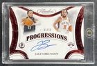 JALEN BRUNSON 2024-25 PANINI FLAWLESS PROGRESSIONS AUTO RUBY 1/15 KNICKS