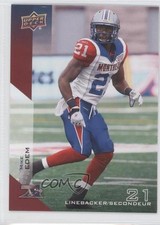 2014 Upper Deck CFL Mike Edem #128 0w8