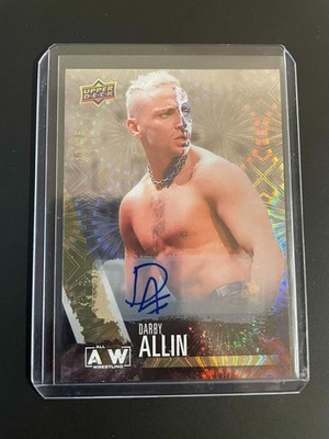 AEW 2021 Darby Allin Pyro Autograph /25 Upper Deck First Edition Auto