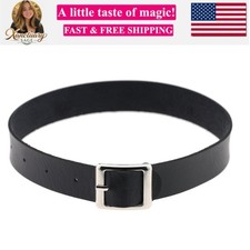 Multicolor PU Simulated Leather Silver-tone/Gold-tone Buckle Adjustable Belt ...