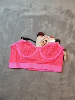 Neon Pink Lace Bra by Parade Size Small S New with Tags