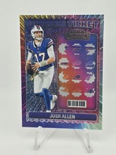 2024 Panini Contenders Josh Allen Winning Ticket Silver Holo #7 BILLS 