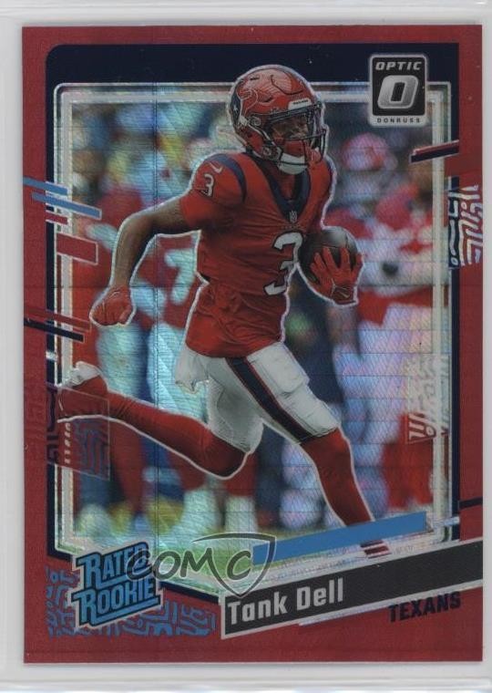 2023 Panini Donruss Optic Rated Rookie Red Hyper Prizm Tank Dell #245 1u6