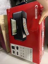 Canon Pixma TR4755i All-in-One Printer. Black. Jammed Print. No Ink.