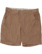 LEE Womens Casual Shorts US 20 3XL W42 Brown Cotton DF51