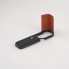 Quick Release L-Hand Grip Wood Hanlde Alloy Baseplate For Nikon ZF Camera Holder