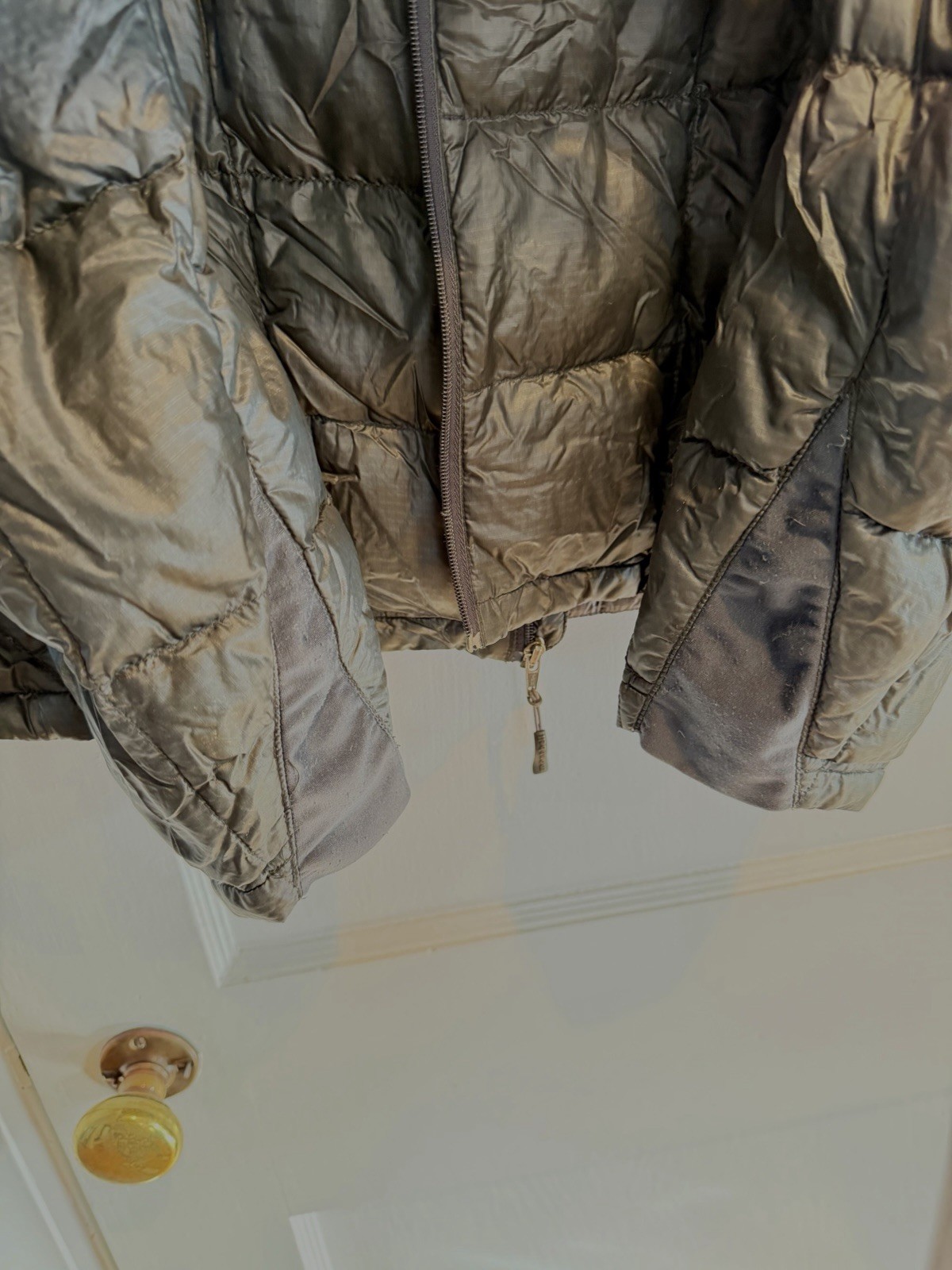 Montbell Down Jacket Packable Dark Gray Medium Men - image 9