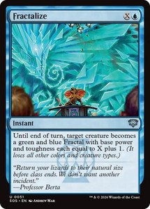 Fractalize 51 Foil Secrets of Strixhaven Uncommon