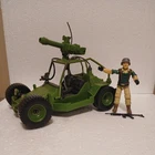G.I. GI JOE 1985 A.W.E. AWE STRIKER & CRANKCASE Action Figure Lot M