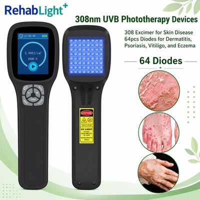 64Diode 308nm UVB Light Ultraviolet Device Portable Handheld Skin Care Equipment