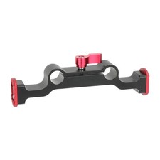 Aluminum 15mm Double Hole Tube Clamp For DSLR Camera Cage Pipeline Installation