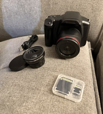 HD Videocam Digital SLR Camera 16MP 1080p 2.4in LCD 16x Zoom Black