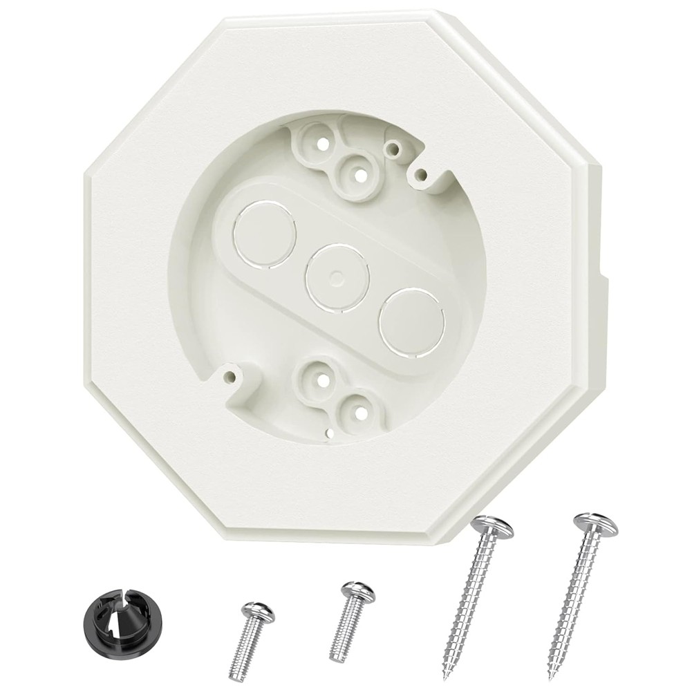 Octagon Siding Mounting Kit, 8141 Vertical Siding Lamps Mounting Plate7277