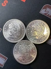 (Lot of 3) 1985 Morgan Dollar Design Silver Trade Unit 1 Troy Oz .999 Fine Ounce
