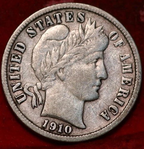 1910-D Barber Dime — photo from another recent sale