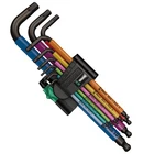 Wera 950/9 Hex-Plus Multicolour 1 SB L-Key Set, Metric, BlackLaser, 9 pieces