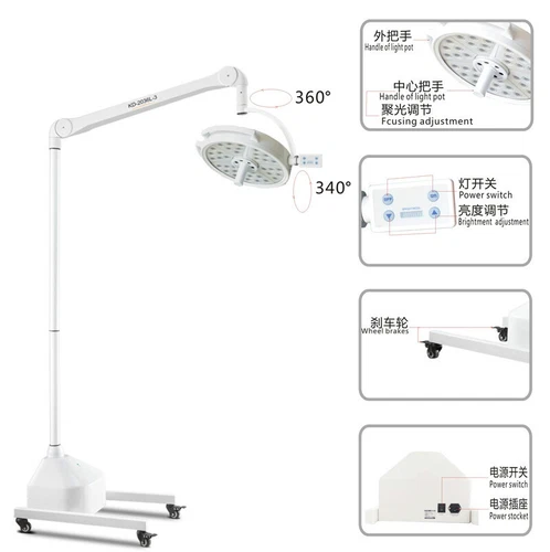36 Holes 108W Dental Mobile LED Surgical Exam Light Shadowless Operation Light - Picture 1 of 11