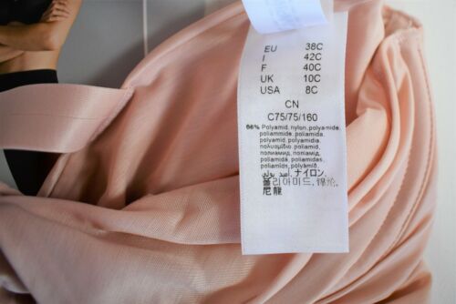 CORPO STRINGA WOLFORD in polvere di rosa trasparente tocco 38B 38C - Foto 7 di 7