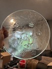 Libbey Holiday Serving Platter 13 Inch Glass Christmas Tree Teddy Bear Presents