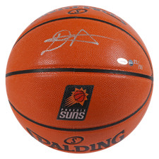 DEANDRE AYTON Autographed Phoenix Suns Logo Basketball GDL LE 22/50