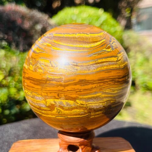 Bola ojo de tigre natural 850 g esfera cristal cuarzo gema decoración curativa - Imagen 10 de 14