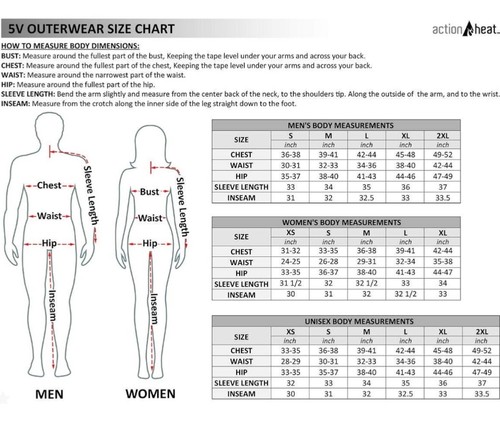 ActionHeat 5V Basisschicht batteriebeheiztes Shirt für Damen mit 3 Wärmezonen - Bild 7 von 9