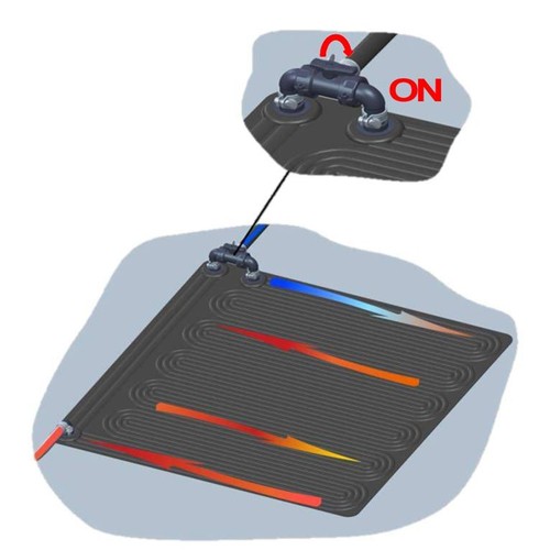 Intex Solarmatte Poolheizung Solarkollektor Solarheizung Pool 120x120cm 28685 - Bild 5 von 7