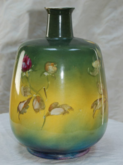 Royal Bonn, Franz Mehlem Hand Painted German Vase 18841920, Ceramic