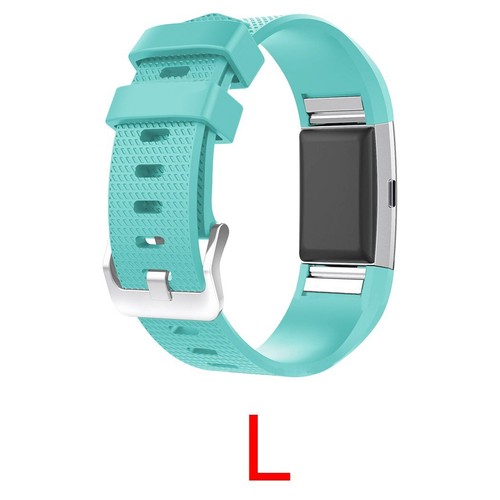 Silicone Wristband Watch Strap Bracelet Band Replacement For Fitbit Charge 2 - Picture 11 of 11