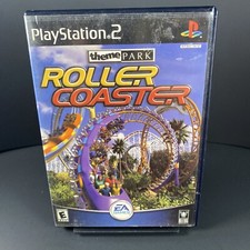 Theme Park Roller Coaster (Sony PlayStation 2, 2000) CIB - Very Good