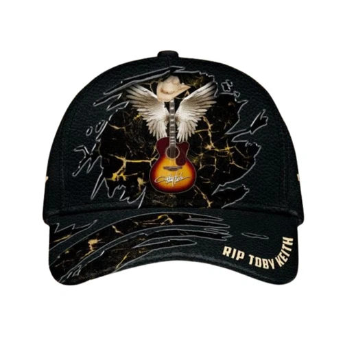 Rip Toby Keith Classic Cap – Country Music Style, Adjustable Strapback Cap