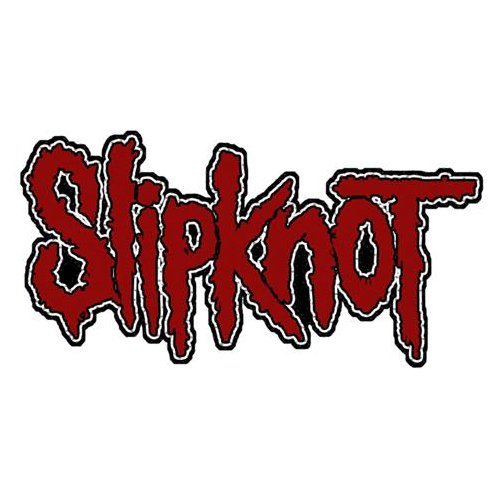 SLIPKNOT LOGO CUT OUT WOVEN SEW ON PACKED PATCH OFFICIALLY LICENSED - Picture 1 of 7