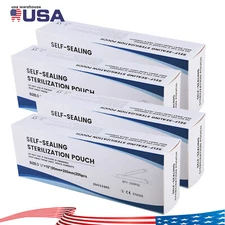 3.5" X 10" Self Sterilization Pouches Autoclave Pouch, Sterilizer Bags Dental de