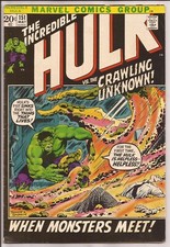 Incredible Hulk #151 FN 6.0 Off-White Pages (1962 1st Series)