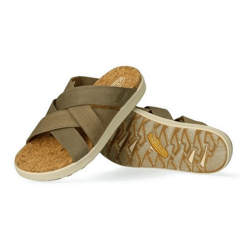 Keen Elle Slide Sandals Size 8 Brindle/Birch Women's US 9.5 NIB $120 - Picture 3 of 7