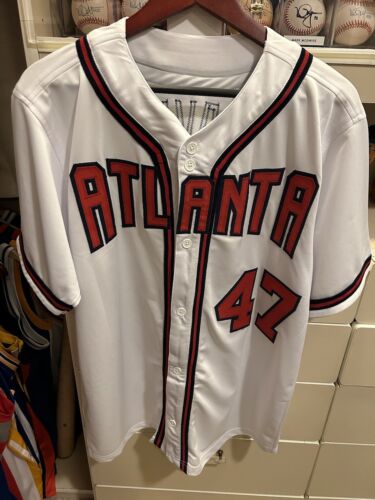 Tom Glavine Signed Sewn-On Jersey Atlanta Braves Signature Autograph JSA Auto - Picture 5 of 6