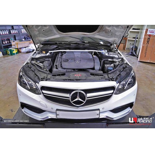 MERCEDES BENZ E CLASS W212 E350 E250D 13~16 ULTRA RACING 2 POINTS FRT STRUT BAR - Picture 4 of 12