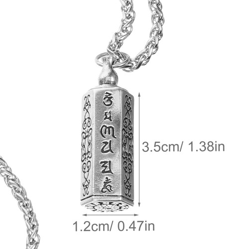 Container Necklace Pendant Buddhist Necklace Pendant Necklace Unique Pendant - Picture 9 of 12