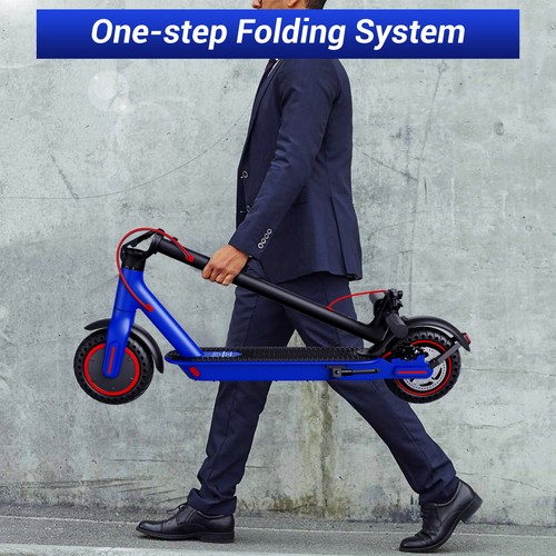 Adult Electric Scooter Long Range Folding Kick E-scooter Safe Urban Commuter US - Picture 20 of 31