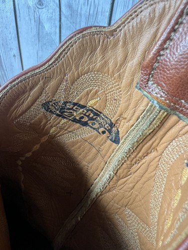 Botas occidentales Lucchese 2000 pluma de avestruz y tiburón crepé exóticas para hombre talla 7 C - Imagen 5 de 7