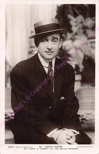 CPSM RPPC STAR JOSEPH COYNE IN THE DOLLAR PRINCESS PHOTO ROTARY E.C