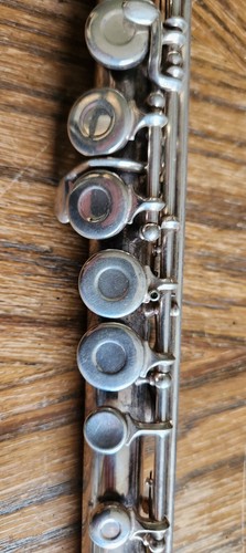 Vintage W. T. Armstrong Silver Flute Model 104 J1970 With Case & Rod Elkhart IN - Picture 9 of 16