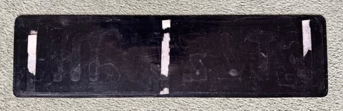 South Africa New Germany Number Licence License Number Plate NU 13713 - Picture 6 of 6