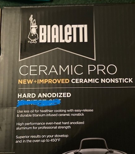 NEW - BIALETTI "CERAMIC PRO" NON STICK - 6 QT STOCK POT - 450*F TEMP - GLASS TOP - Picture 12 of 17