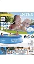 🔥Intex 10’ x 30” Quick Set Easy Above Ground Pool NEW With Filter Pump🔥